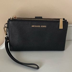 Michael Kors Black Wristlet Wallet